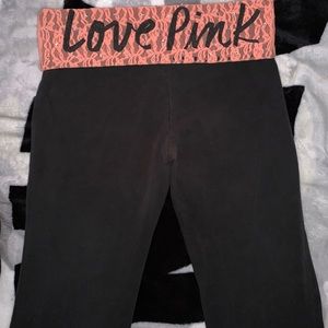 COPY - 🛍3/$25🛍Victoria’s Secret Pink lace bling leggings